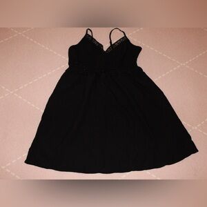 Shein Black Mini Summer Vacation Dress Brand New Womens Large